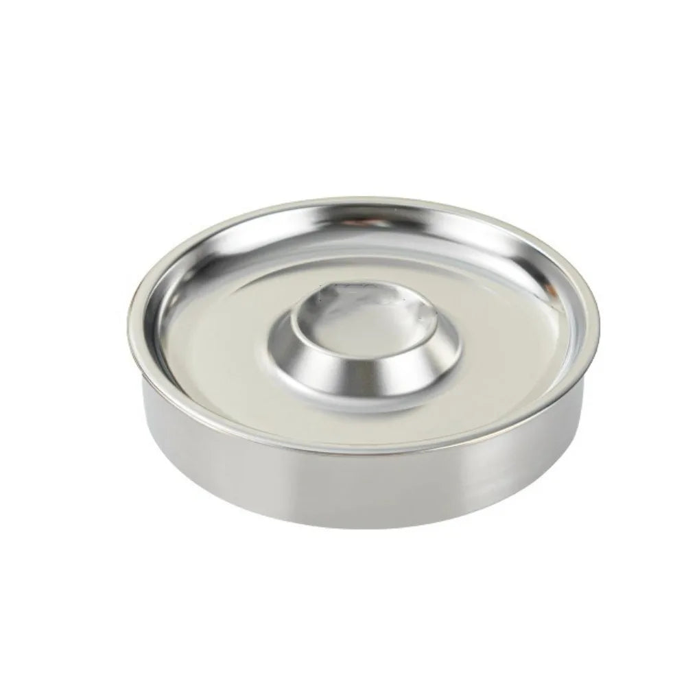 Stainless Steel Sashimi Ice Plate Dipping Dish Detachable