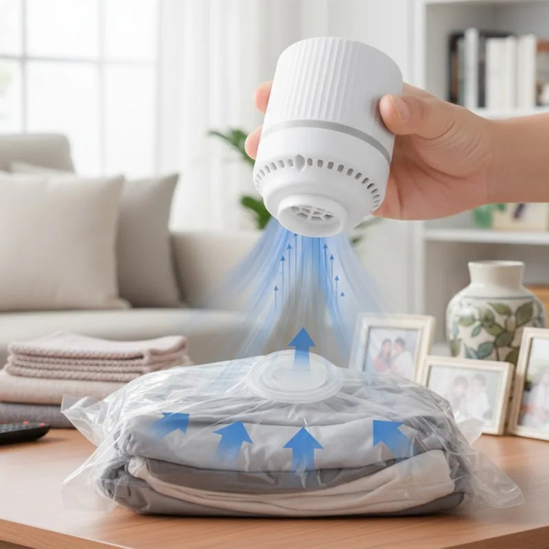 Compressed Bag Electric Pump Travel Vacuum Bag Pump