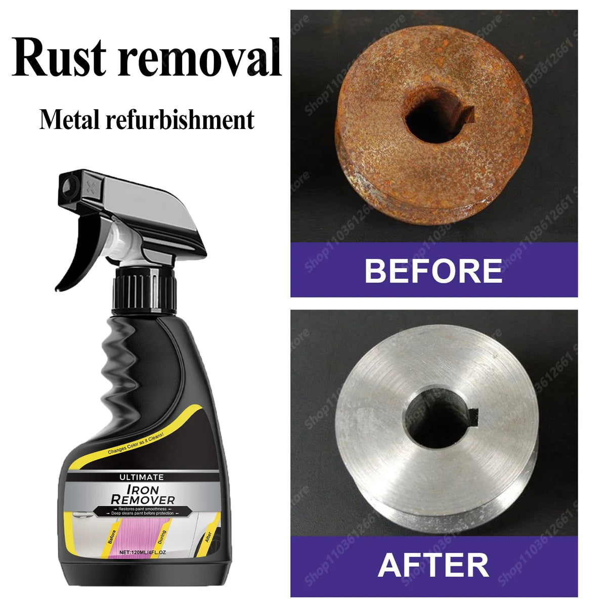 Car Rust Remover Car Wheel Hub Care Quickly