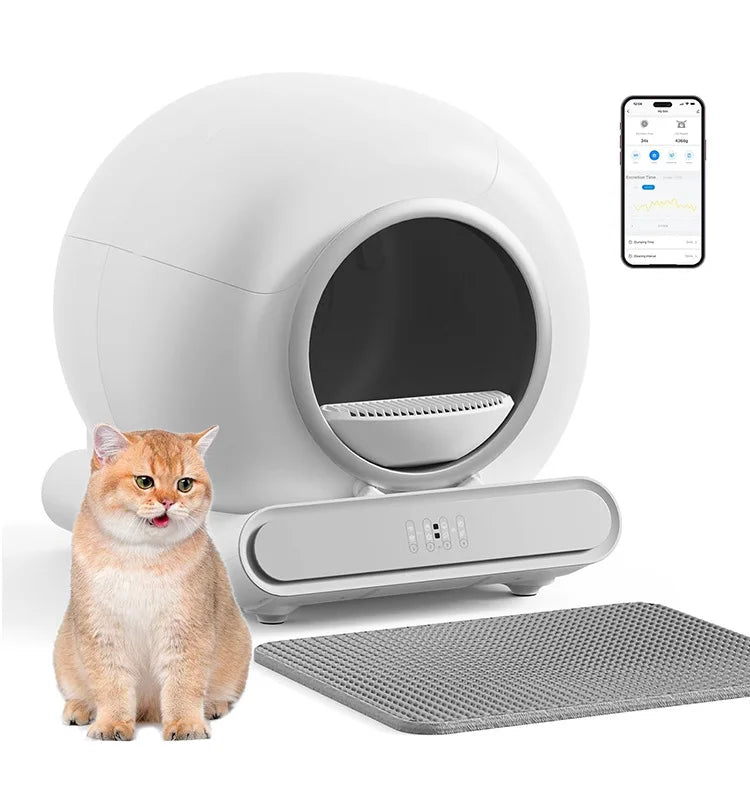 Automatic Smart Cat Litter Box Automatic Cleaning Deodorizing