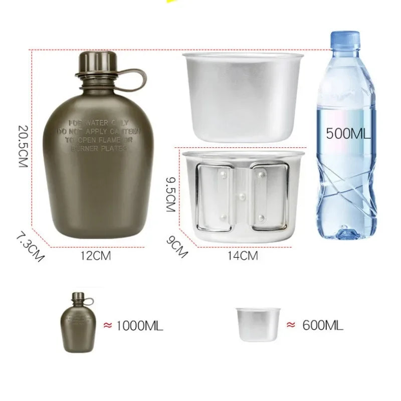 Outdoor Camouflage Water Kettle Military Training Outdoor Camping