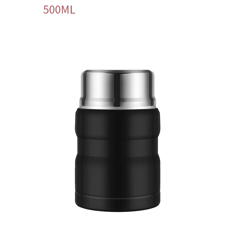 500/750ml Stainless Steel Food Container Food Thermal Jar