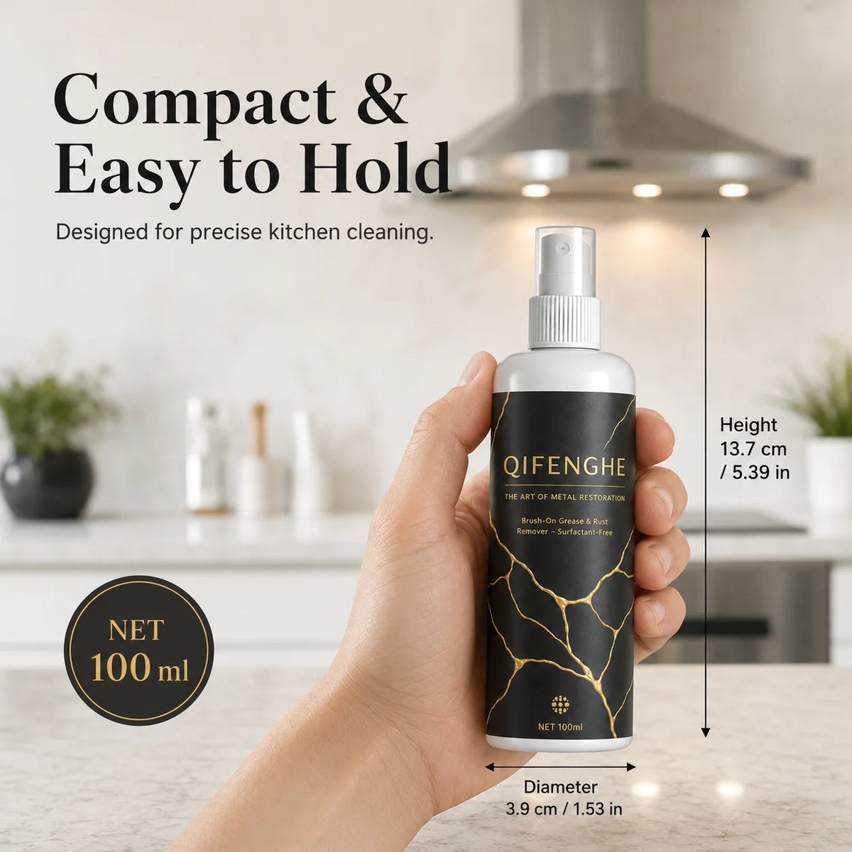 Qifenghe Heavy Grease Rust Remover 100ml Deep Cleaner