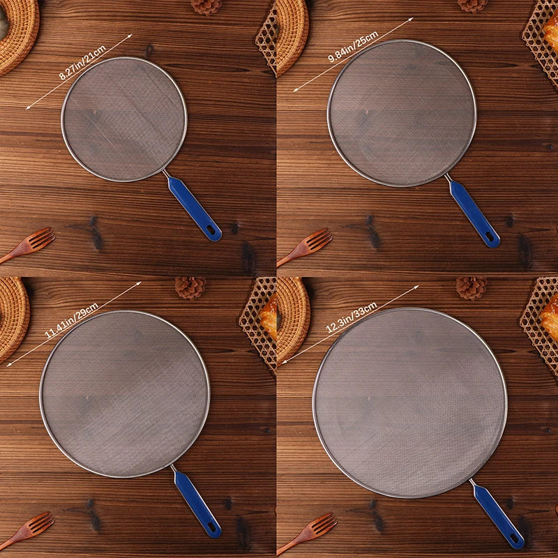 Grease Splatter Screen Guards Mesh Stainless Steel Anti