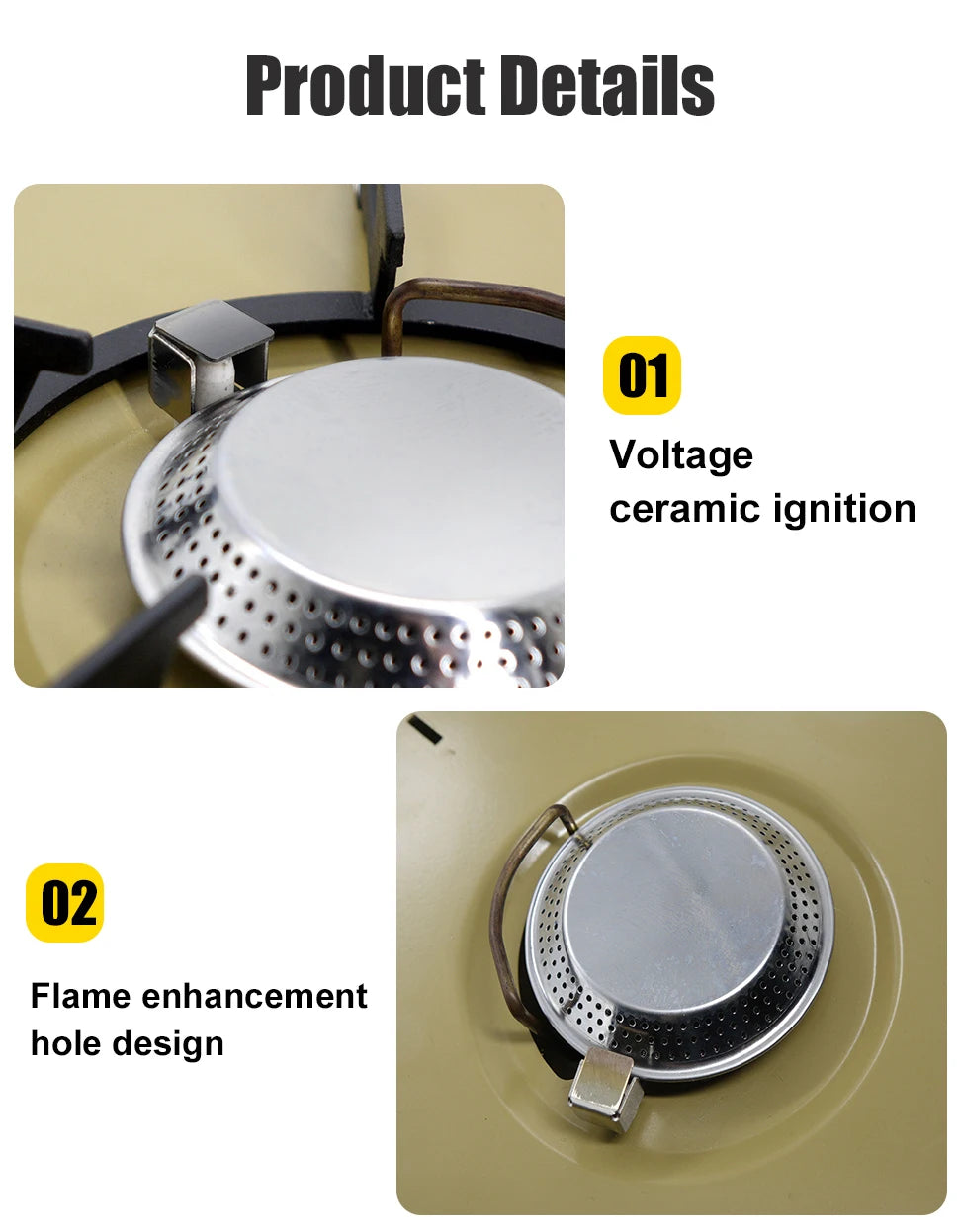 Westtune Igt Gas Stove Burner Strong Fire Heater
