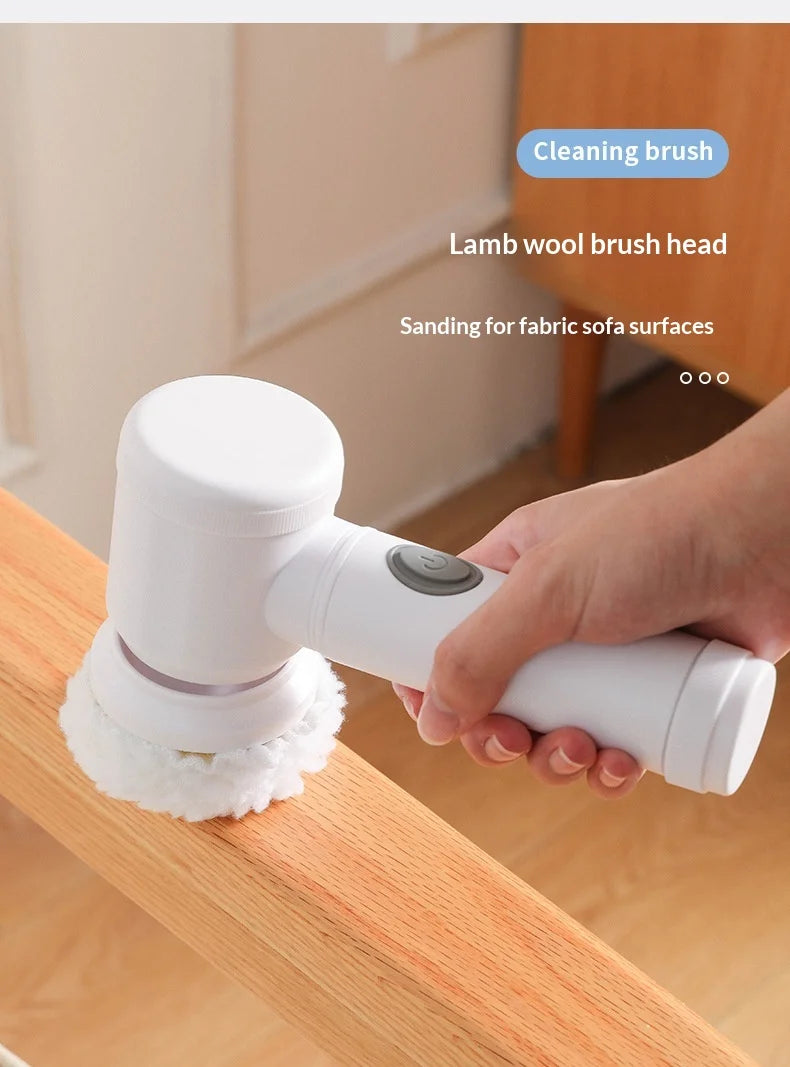 Electric Scrubber Brush Multi Use Bathroom Toilet Corner