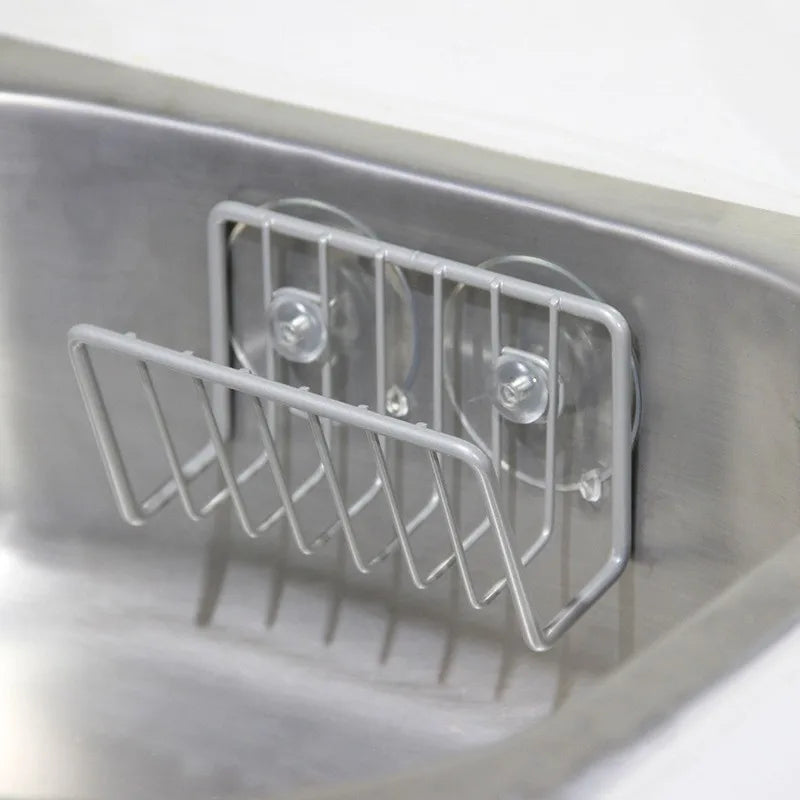 Sponge Holder Sink Stainless Steel Suction Cup Sponge