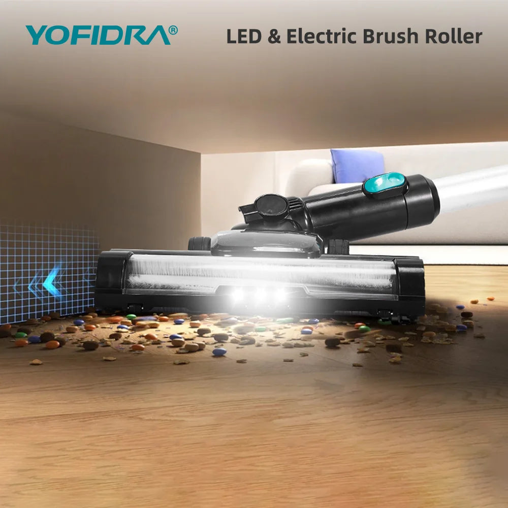 Yofidra Brushless Electric Vacuum Cleaner 1800w Cordless Powerful