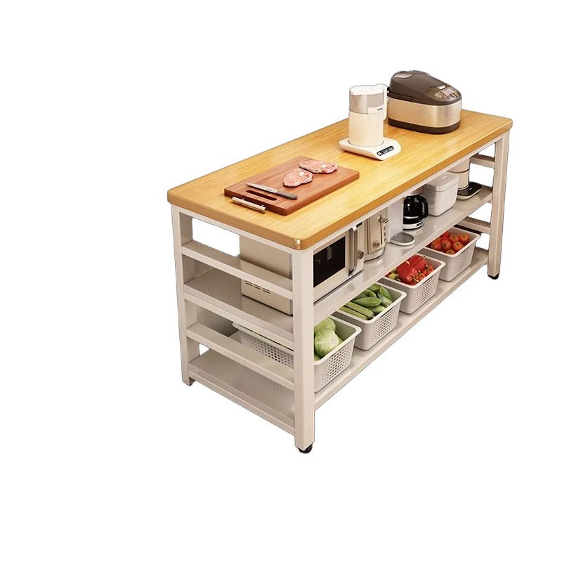 Storage Rack Floor-Standing Multi-Tiered Workbench Storage