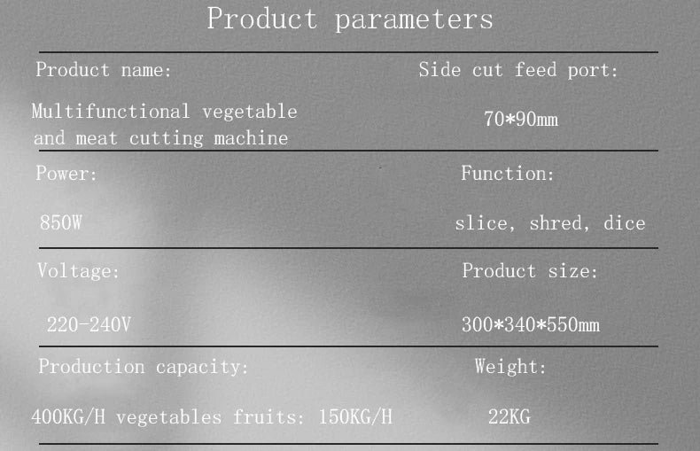 Electric Meat Slicer Machine Automatic Commercial Meat Grinder