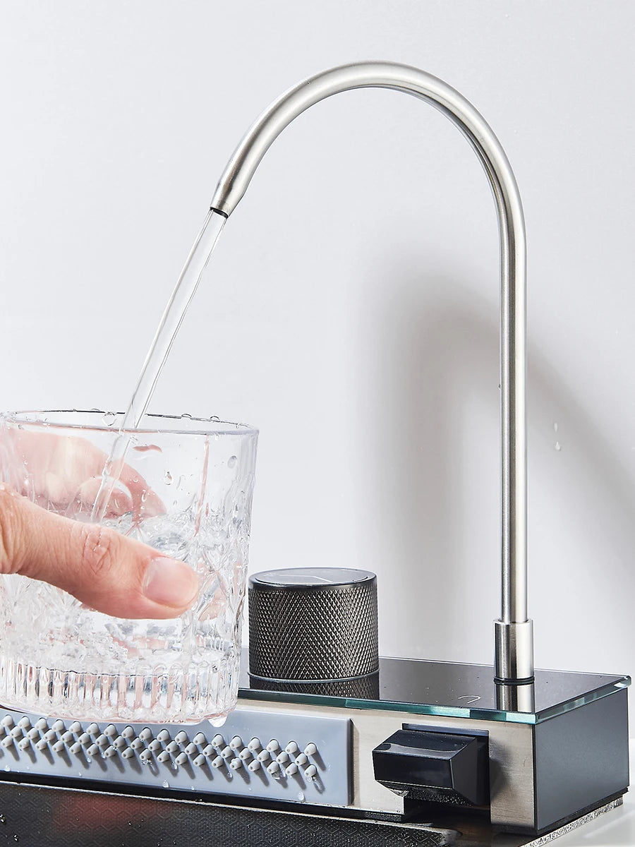 304 Stainless Steel Waterfall Sink Large Slot Integrated