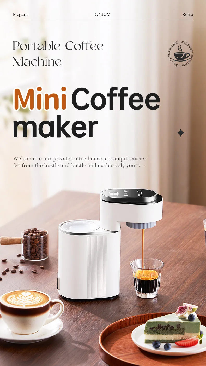 110v/220v Italian Coffee Machine - Cold Dual-Extraction Espresso