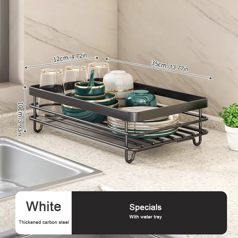 Dish Bowl Drainer Dish Drying Rack Adjustable Plates