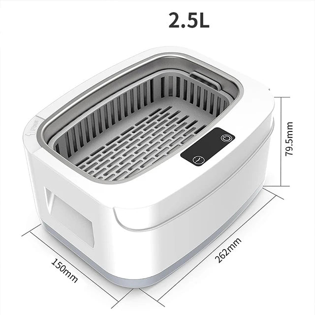 Kunphy Ultrasonic Machine 40khz Jewelry Cleaner Ultrasonic Bath