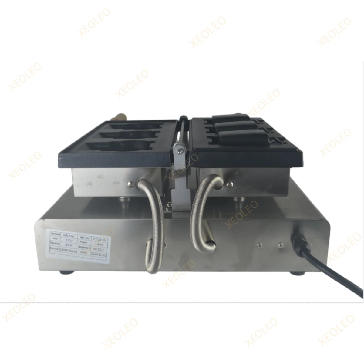 Xeoleo Electric Cartoon Kitty Cat Waffle Machine 1800w