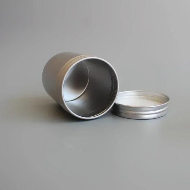 12/24/48/96pcs 80ml Aluminum Tin Candle Jars Empty Cosmetic