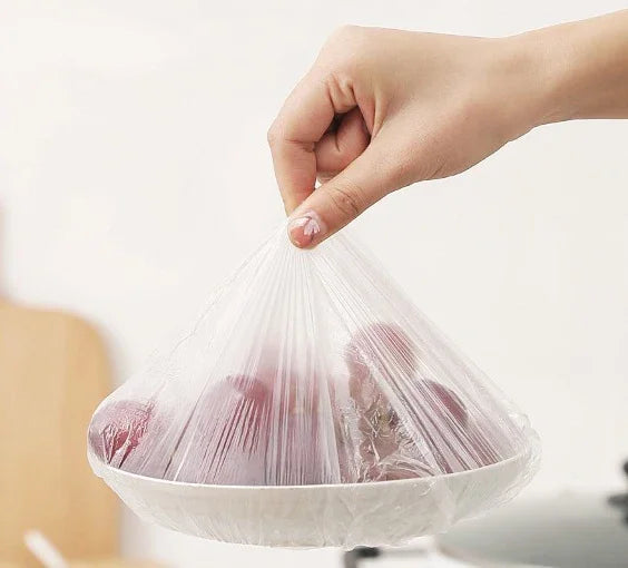 100pcs Disposable Food Cover Hats Fruit Cover Elastic