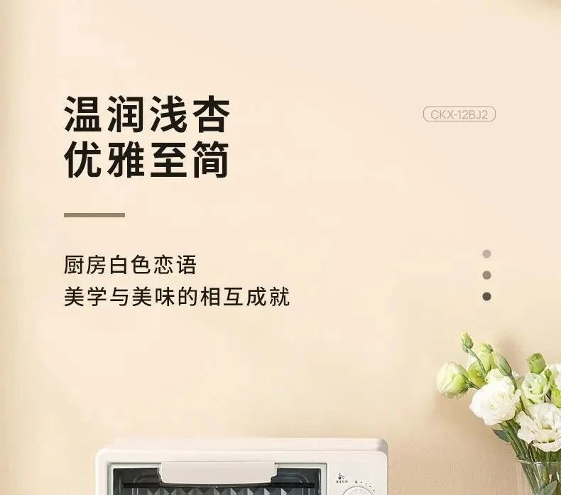 Electric Oven Small Baking Automatic 12 Liter Double-Decker