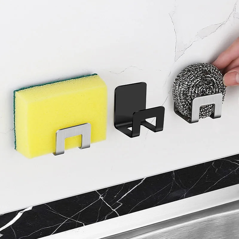 Sink Sponge Holder Self Adhesive Drain Drying Rack