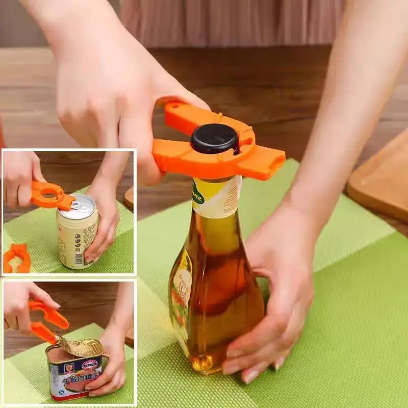 Multi-Functional Creative Plastic Non-Slip Can Opener Drink Bar