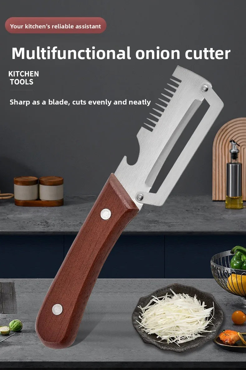 Peeler & Scallion Shredder Stainless Steel Peeler Scallion