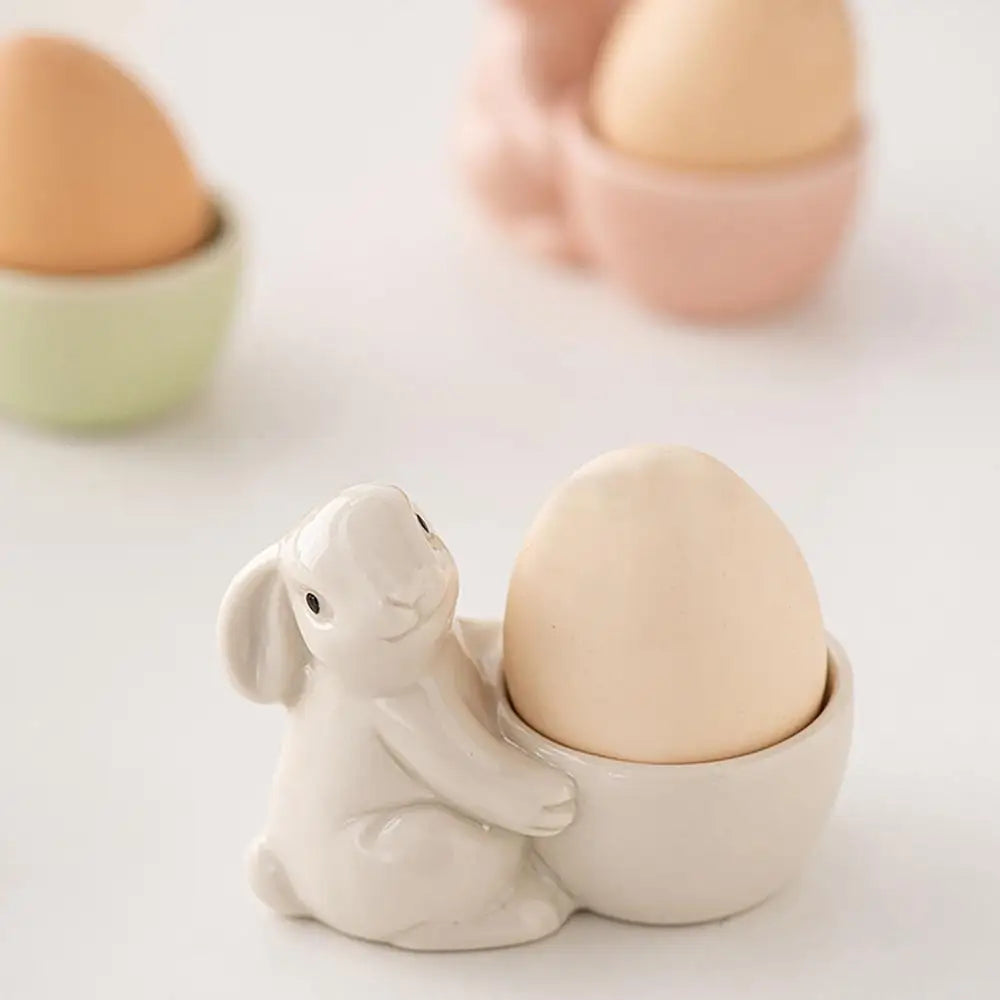 Egg Display Cup Bunny Shape Breakfast Egg Holder