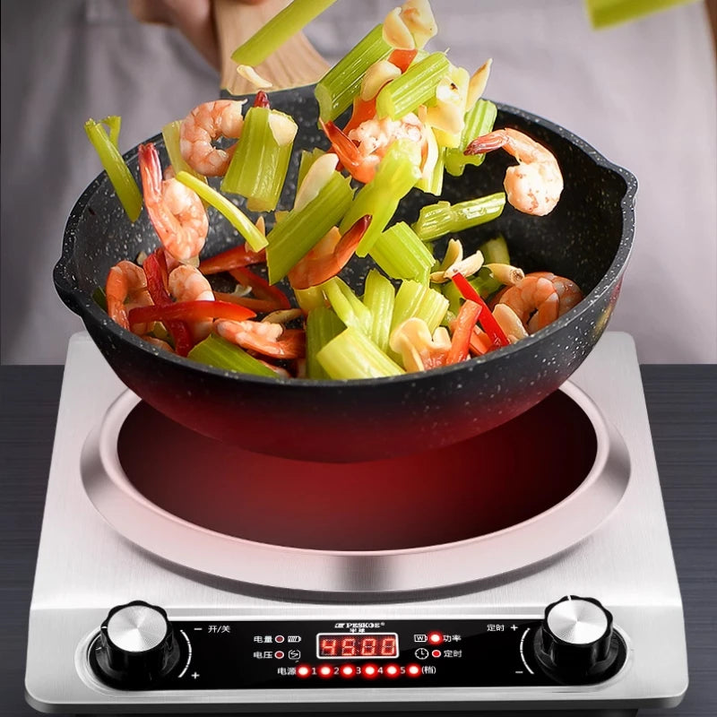 Concave Induction Cooker 4500w High Power Fierce Fire