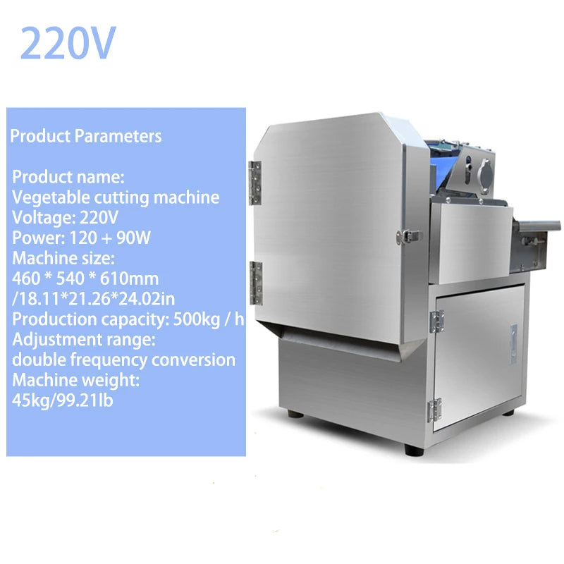 Commercial Restaurant Electric Vegetable Slicer Fully Automatic
