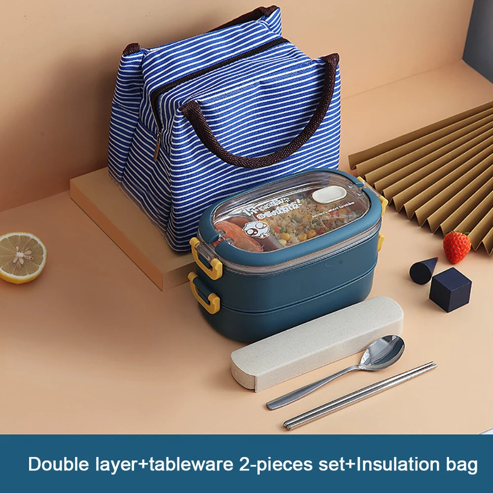 Multi-Layer Bento Box Thermal 304 Stainless Steel Lunch