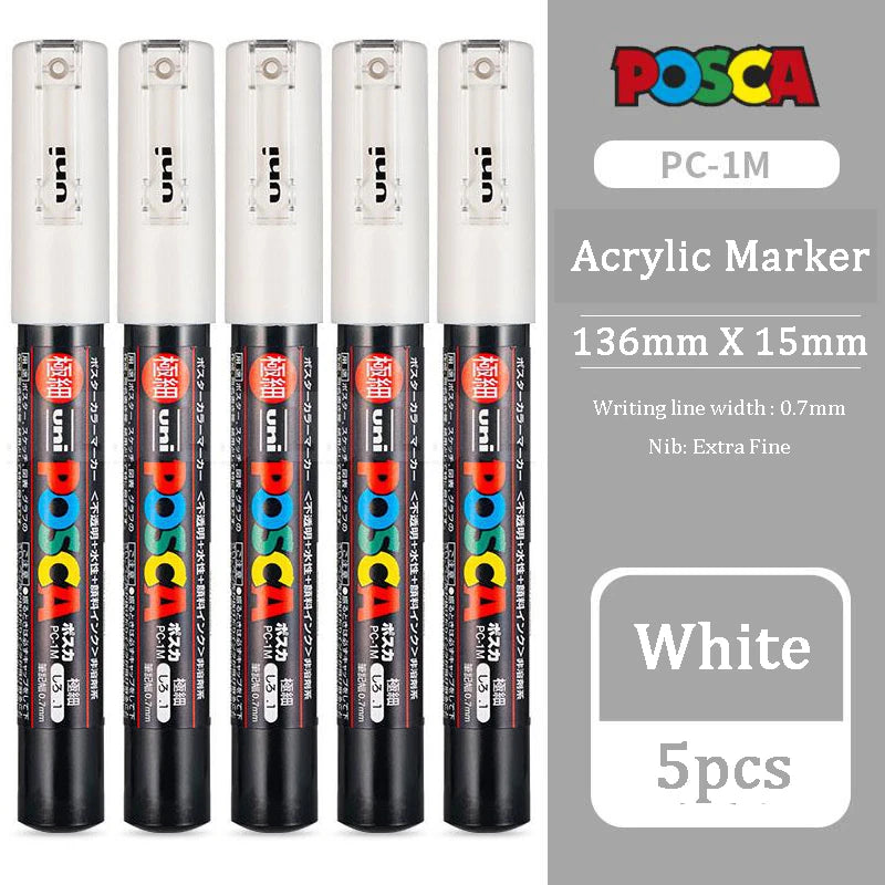 Uni Posca Full Marker Pen Storage Bag Pc-1m