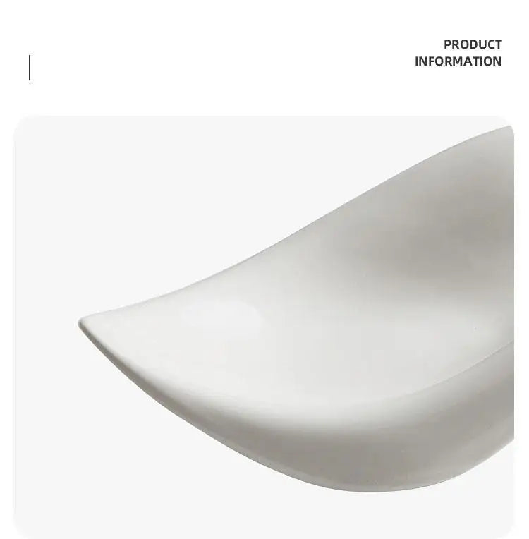 Ceramic Dinner Plate Restaurant Irregular Serving Salad Snack