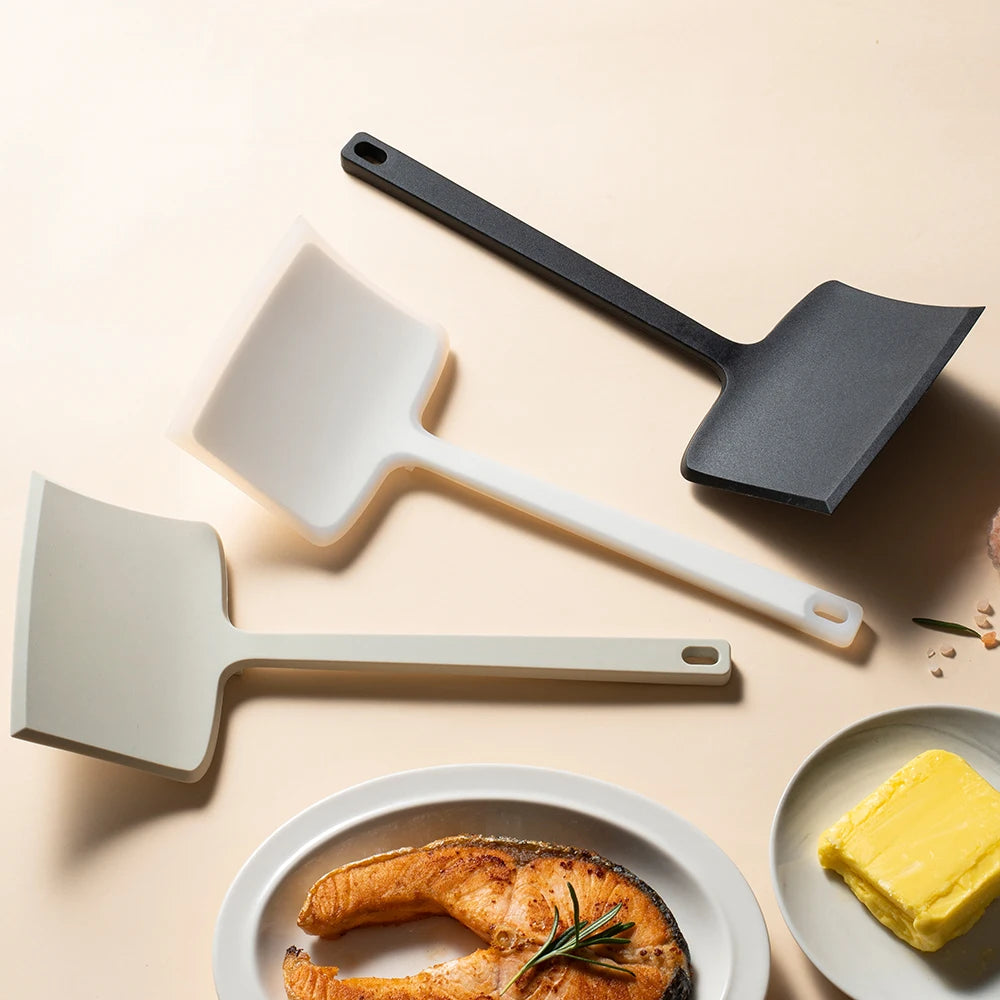 1pc Silicone Spatula Cooking Utensils Beef Meat Egg