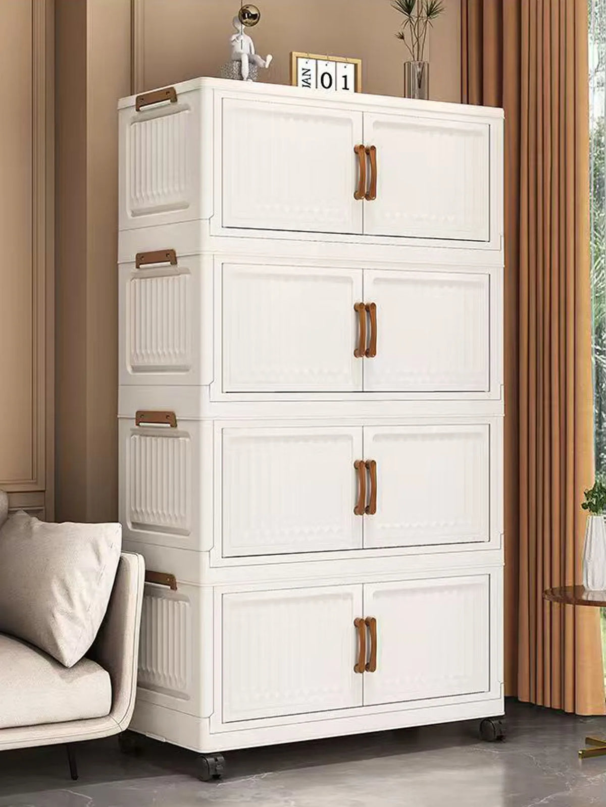 Storage Box Foldableing Cabinet Storage Cabinet Clothes Toys