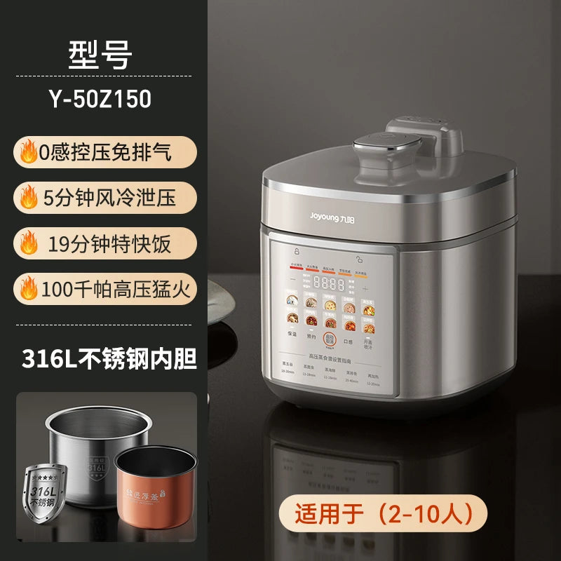 Joyoung Electric Pressure Cooker Large Capacity Coated Stainless