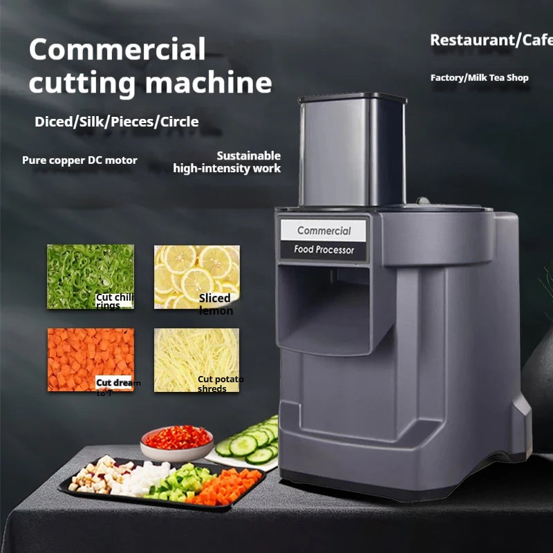 110v/220v Commercial Vegetable Cutter In Automatic Electric