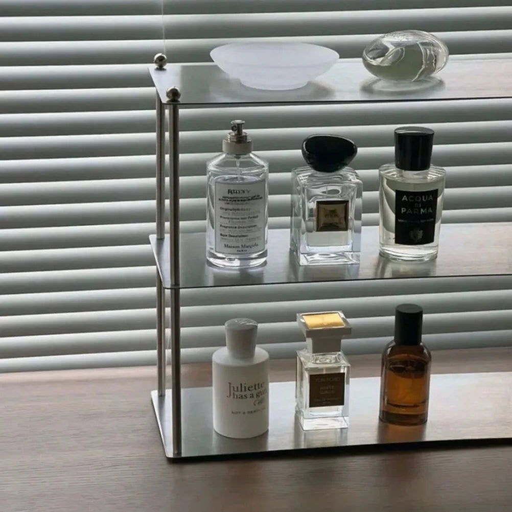Minimalist Stainless Shelves Steel Three Layers Storage Rack