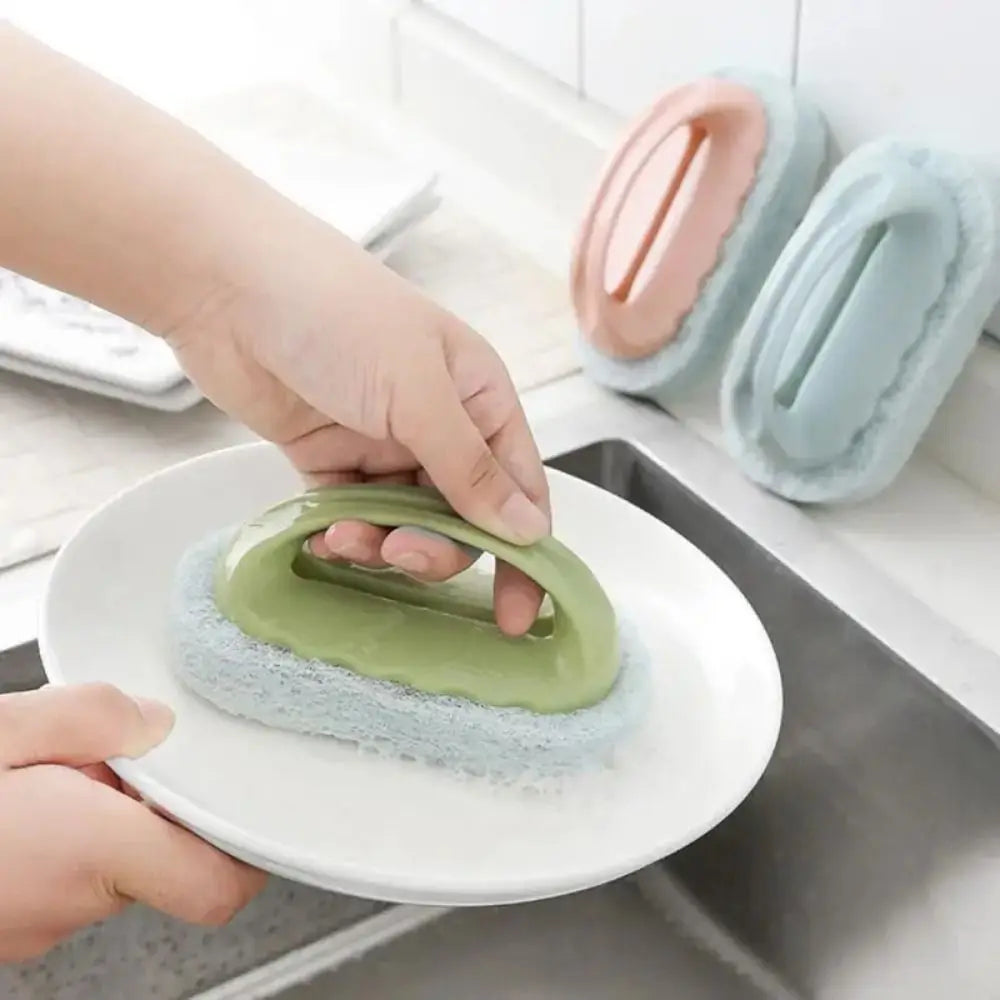 Sponge Bathroom Brush Sponge Bottom Bath Cleaning Brush