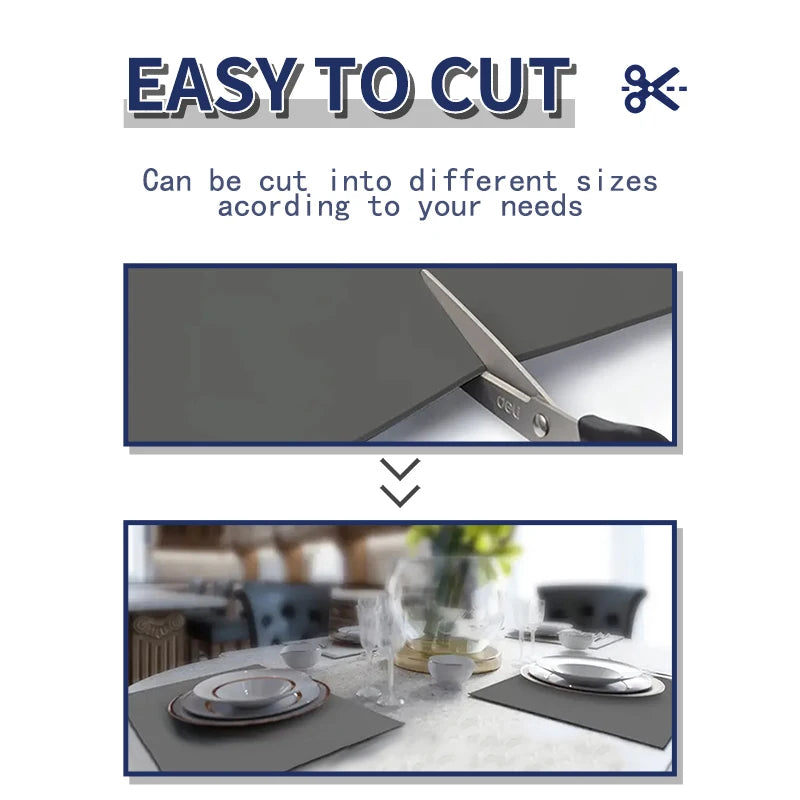 60 120cm Large Silicone Table Mat Silicone Mat