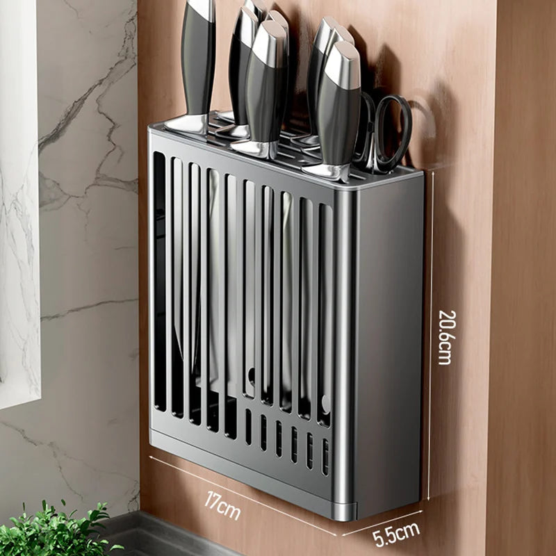 Knife Holder Multi-Function Utensil Stand Knife Block Pp