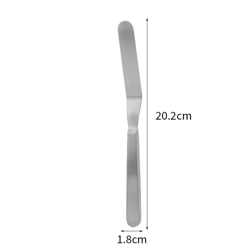 Stainless Steel Butter Scraper Inch Comfortable Grip Cake