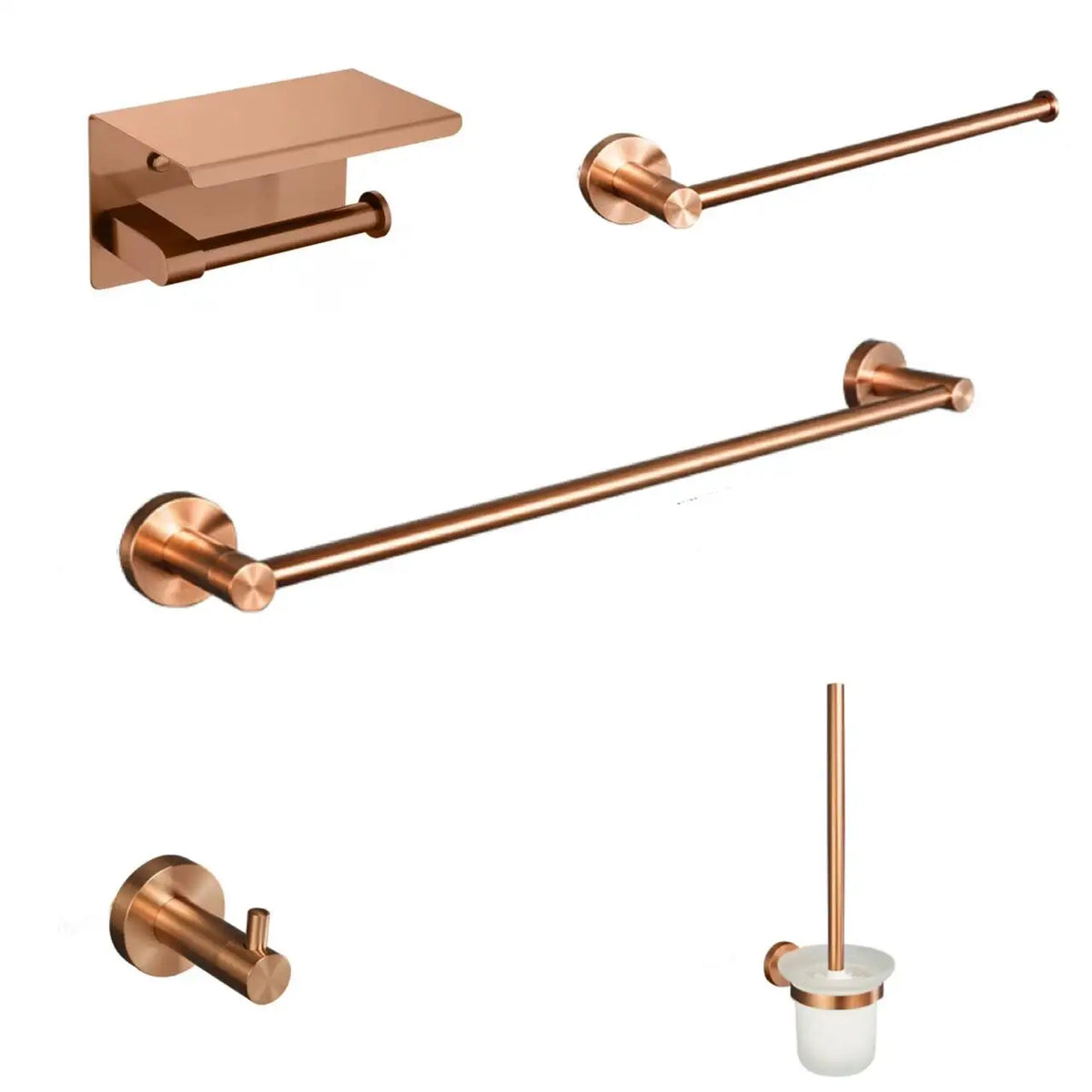 Brushed Rose Gold 304 Stainless Steel Bathroom Pendant
