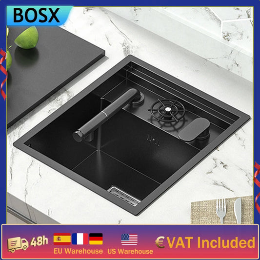 Mini Hidden Sink Balcony Bar Apartment Save Space