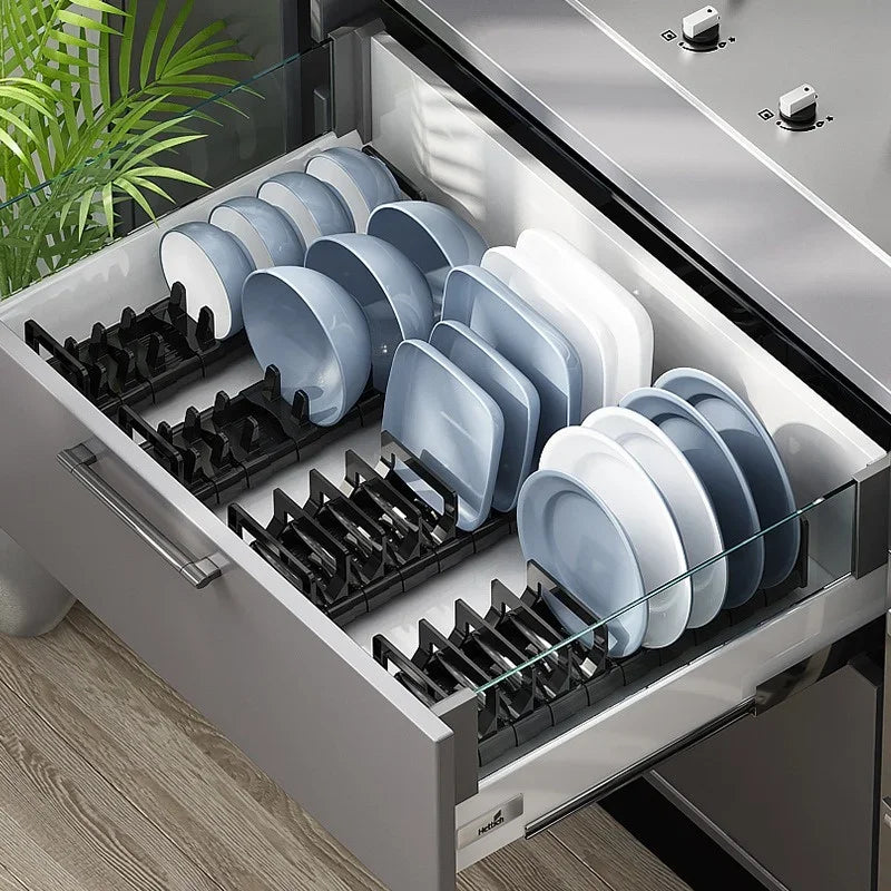 Bowl Dish Rack Cabinet Drawer Storage Rack Plate