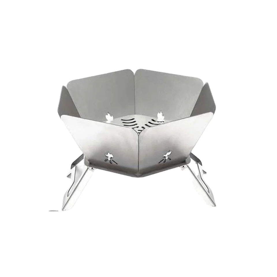 Campfire Pit Camping Wood Charcoal Bonfire Stove Stainless