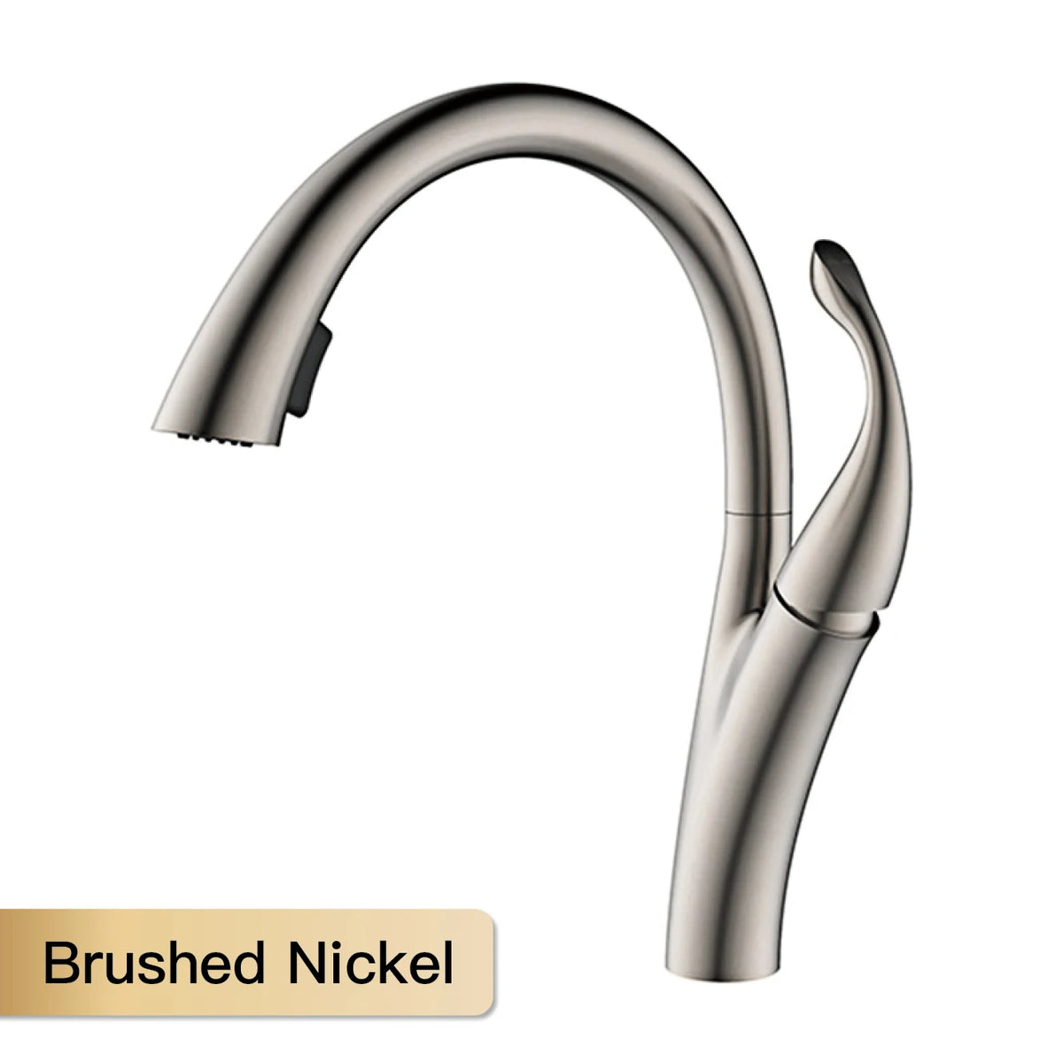 Aitana Simple Design Brass Black Faucet Modern Handle
