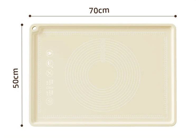 Thickening Kneading Dough Mat Silicone Baking Mat Pizza