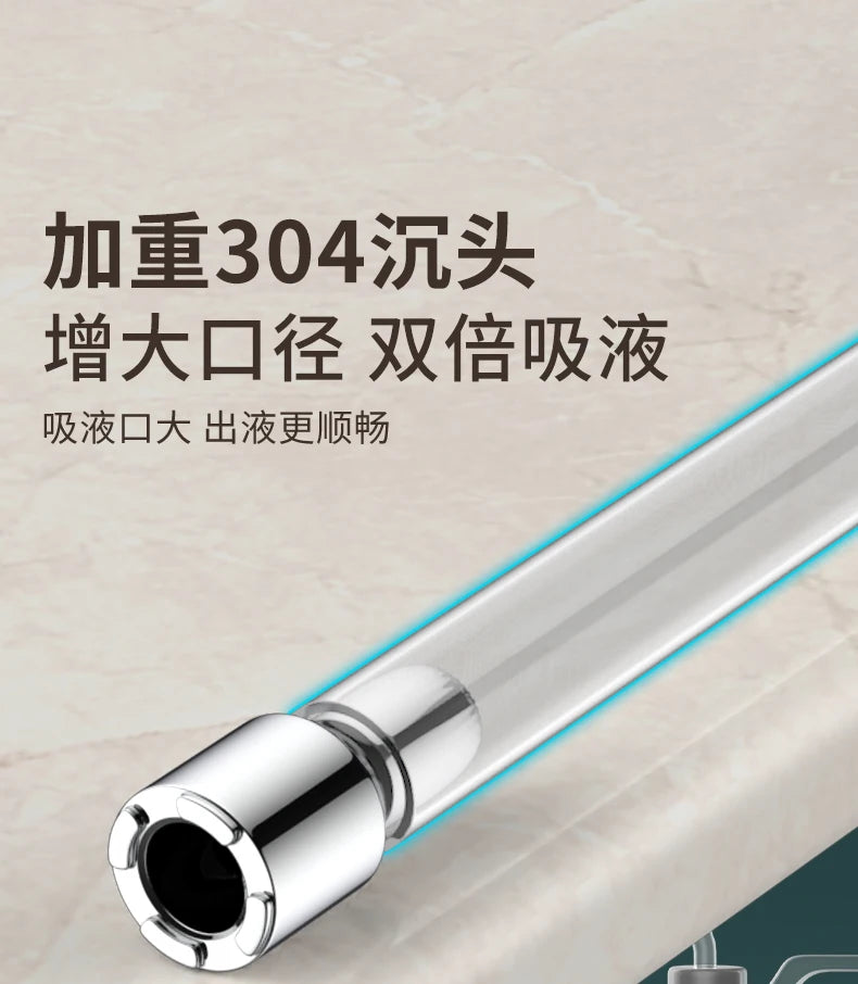 Counrtertop Dishes Dispenser Extention Tube Hand Press Soap
