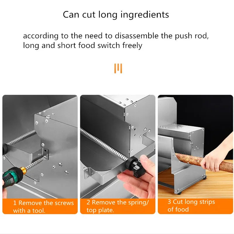 Lemon Fruit Slicer Electric Commercial Potato Slicer Cutting