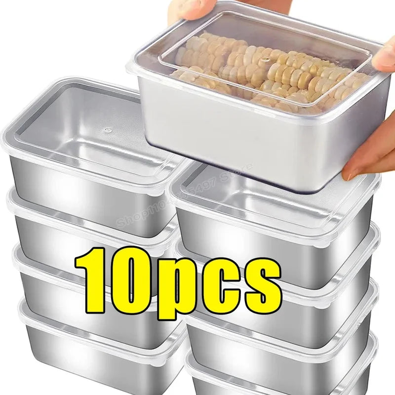 Stainless Steel Food Storage Container Lid - Airtight