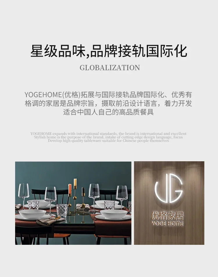 Dehua Ceramic Plates Dishes Creative Hotel Restaurant Tableware
